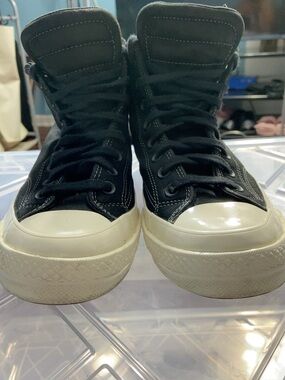 Converse Chuck 70 Padded Collar Hi Sneakers – Black/Black/Egret